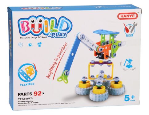 Build & Play – Jeu de Construction 92 Pièces